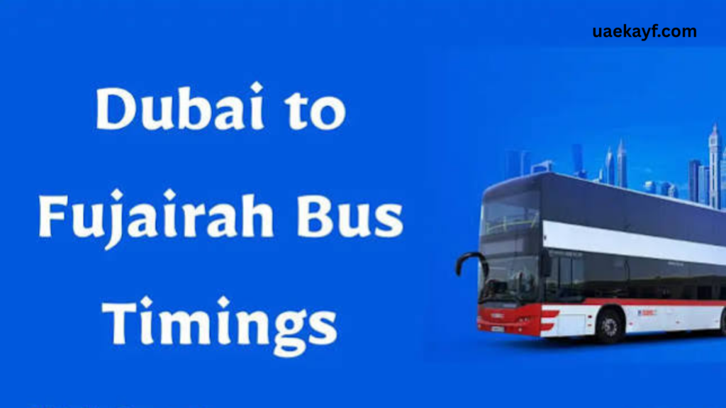 Dubai to Fujairah Bus Timing