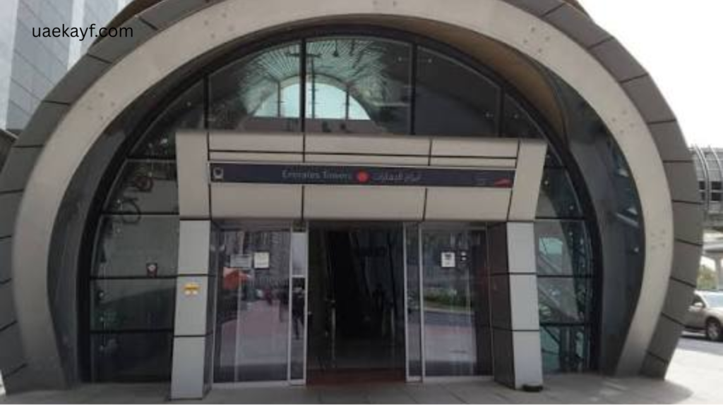 Exits from Emirates Tower Metro Station