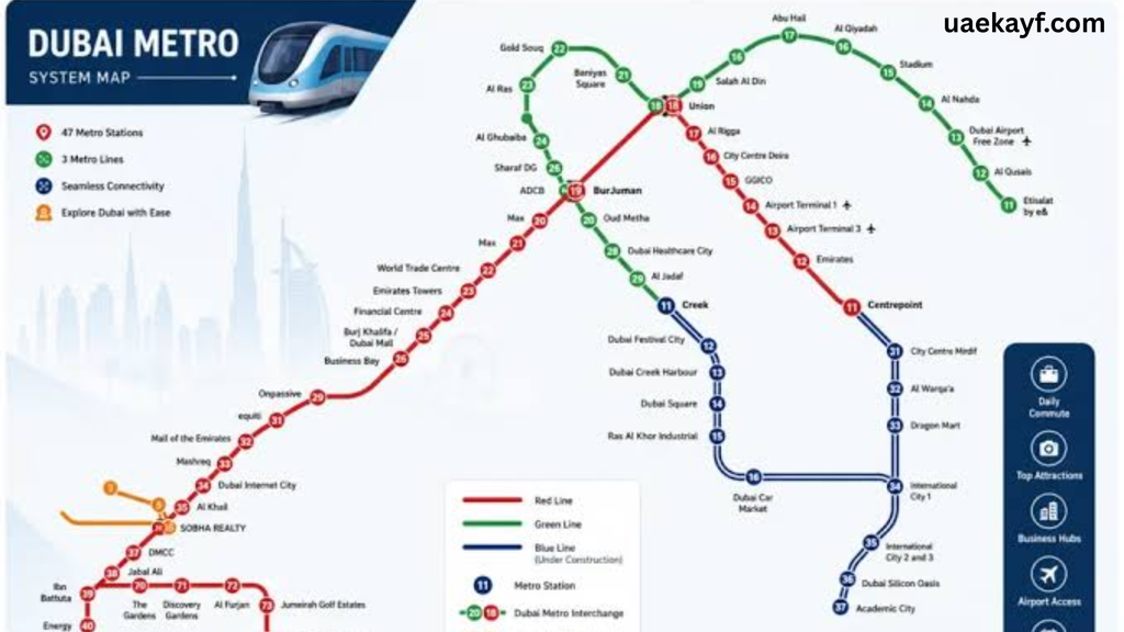 DAFZA Metro Station Dubai